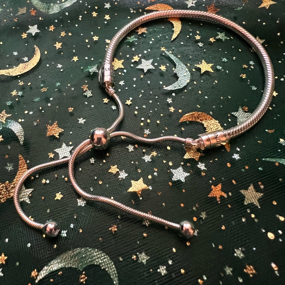 Pandora Moments Snake Chain Slider Bracelet